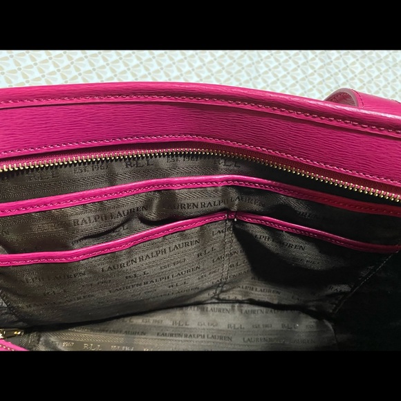 Polo Ralph Lauren Saffiano Leather Tote Bag - Picture 6 of 9